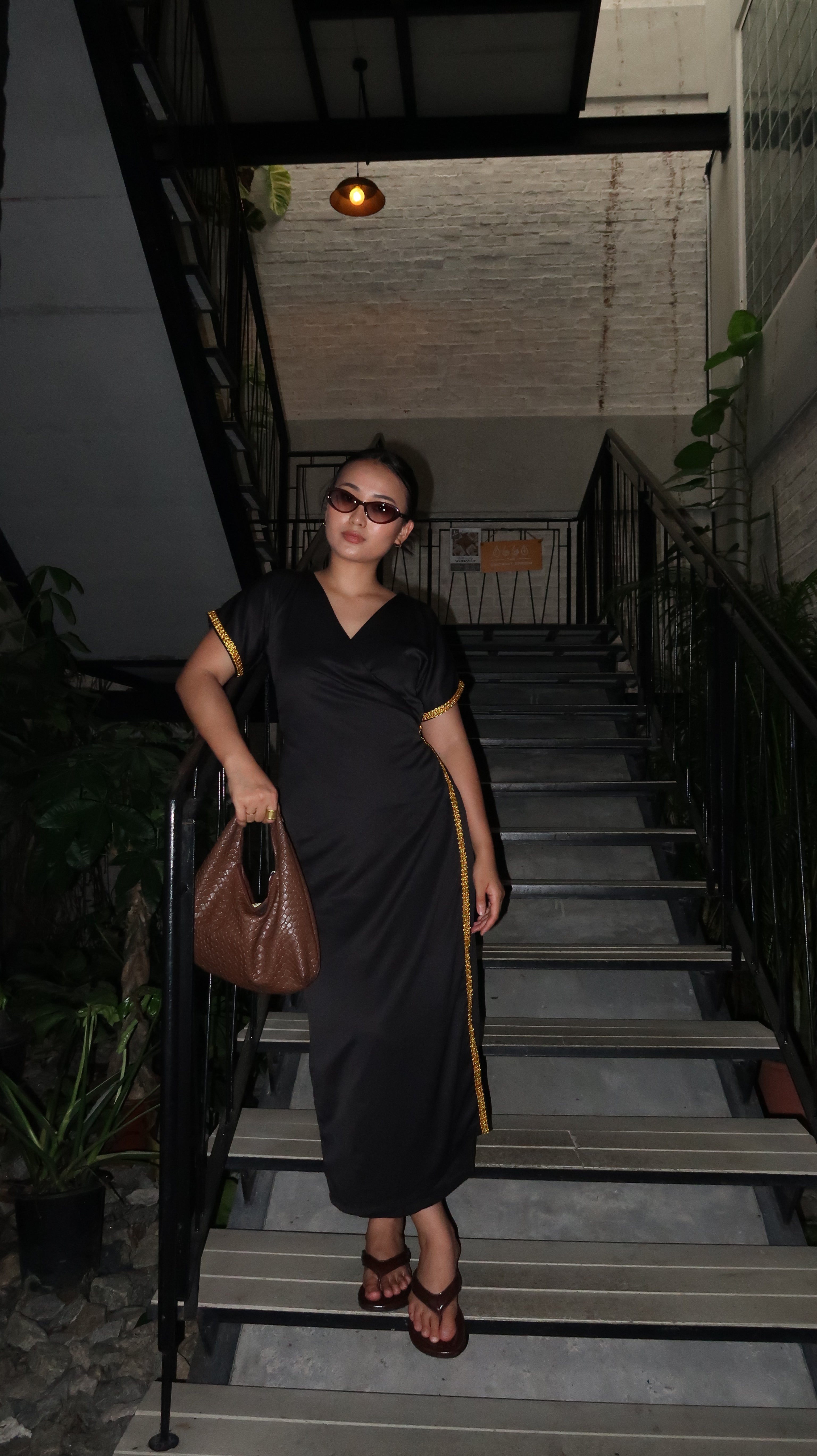 Luna Wrap dress