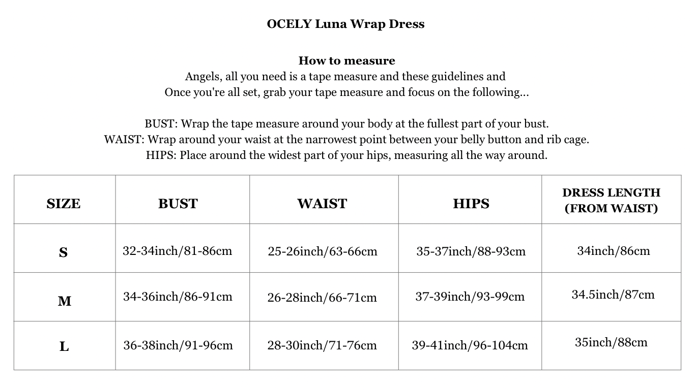 Luna Wrap dress